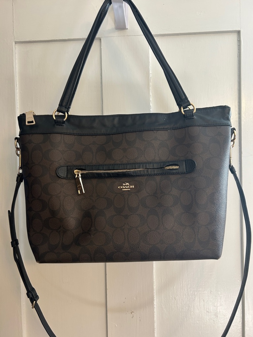 Coach Tyler Tote in Signature Canvas